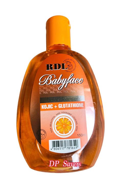 RDL BabyFace Facial Cleanser Kojic and Glutathione | Lazada PH