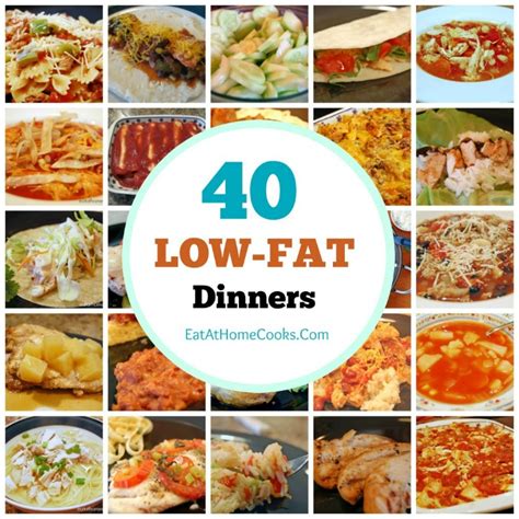 My Big Fat List of 40 Low-Fat Recipes - Eat at Home