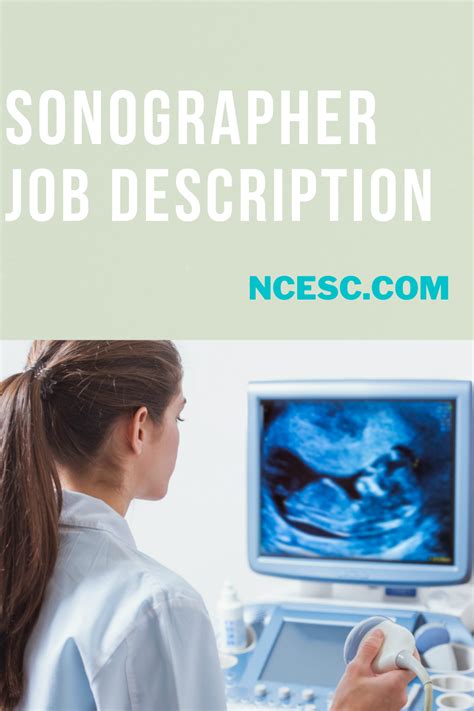 Sonographer Job Description – Discovering Employment Paths and Travel ...