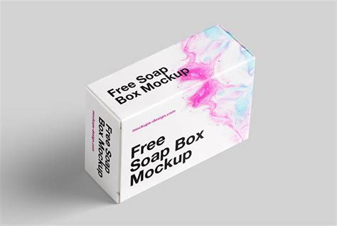 Free soap box mockup - Mockups Design