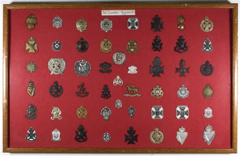 Lot - BRITISH ARMY LONDON REGIMENTS CAP BADGES