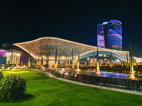 Tashkent City District, Building of Hotel Hilton, Five Stars Walking Street. Editorial Stock ...