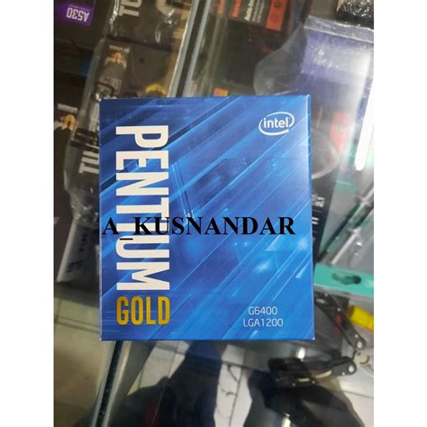 Jual PAKET INTEL PENTIUM GOLD G6400 BOX RESMI + MOTHERBOARD INTEL | Shopee Indonesia