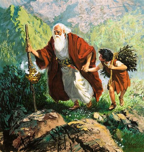 Abraham and the Sacrifice of Isaac (Original) (Signed) by Henry ...