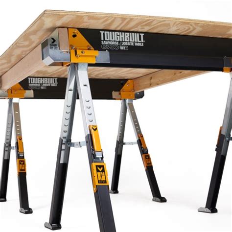 Toughbuilt TB-C700 Sawhorses 2 Pack / Jobsite Table | Power Tool World