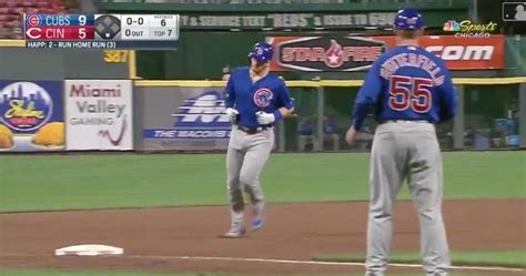 WATCH: Red-hot Ian Happ skies broken-bat home run | CubsHQ