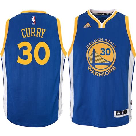 Youth Golden State Warriors Stephen Curry Royal Swingman Basketball ...