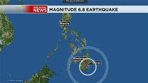 Deadly Magnitude 6.8 Earthquake Strikes Philippines - CBS San Francisco