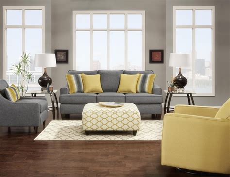 Maxwell Grey Sofa and Love Seat Matching Accent Chair available Set ...