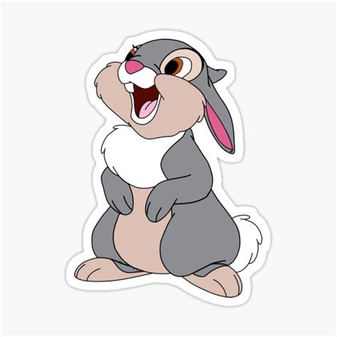 "Thumper - Bambi" Sticker for Sale by FunkeyMonkey9 | Redbubble