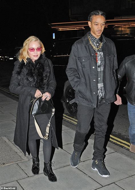 Madonna enjoys Valentine's Day meal at Chiltern Firehouse with ...