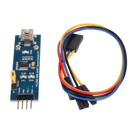 USB to UART TTL Module USB Mini AB Connector 3 Power Mode 3 LED USB UART Serial Adapter Module ...