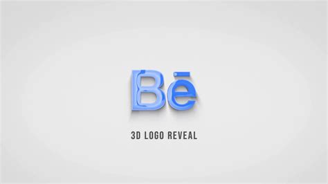 3D Logo Reveal Rapid Download 33976891 Videohive After Effects