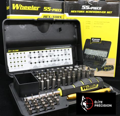 Wheeler 55 pieces screwdriver set / Ensemble 55 pièces - Élite Précision