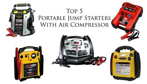 Best Portable Jump Starter with Air compressor | Top 5 Reviewed 2018 - Not Sealed