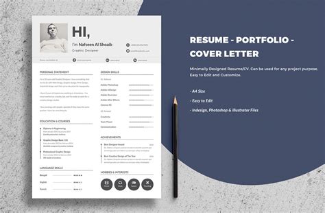 Portfolio Resume Template Word