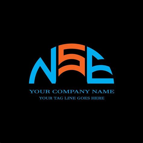 NSE letter logo creative design with vector graphic 8144379 Vector Art ...