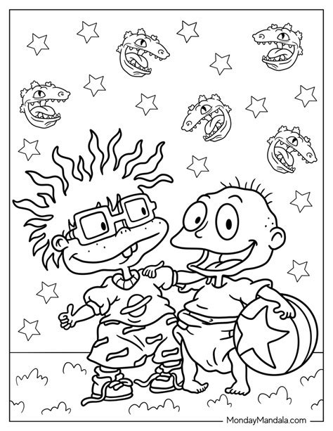 22 Rugrats Coloring Pages (Free PDF Printables)