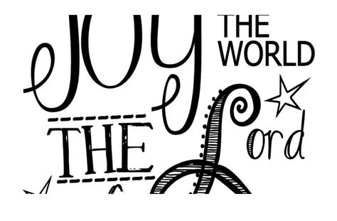 Joy To The World Printable - Clip Art Library