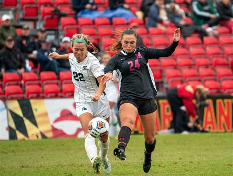 Maryland women’s soccer drops fourth-straight match, 4-0, to Michigan State