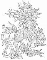 Abstract Horse Coloring Pages & coloring Book 6000  pages sketch template