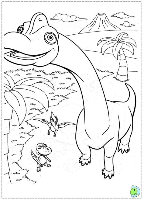 Dino Train Coloring Pages Coloring Pages