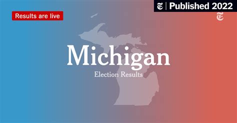 Michigan 12th Congressional District Primary Election Results 2022 - The New York Times