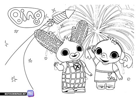 Bing and Sula coloring pages - Free printable coloring pages