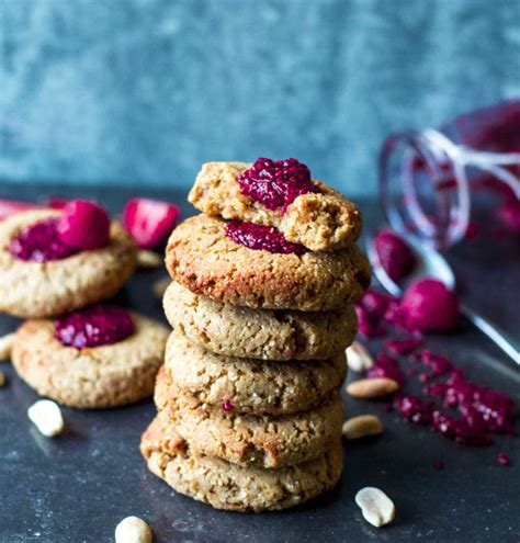 Easy peanut butter and jam cookies