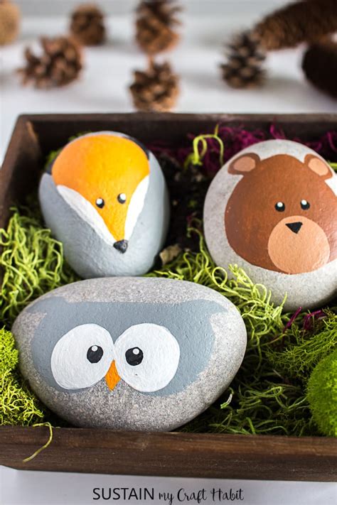 Utterly Adorable Painted Rocks Animals – Sustain My Craft Habit