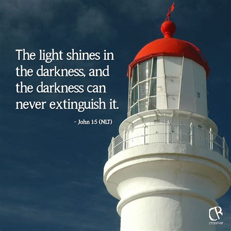 The light shines in the darkness, and the darkness can never extinguish it. - John 1:5 #NLT # ...