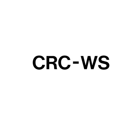 CRC WS Logo PNG Transparent & SVG Vector - Freebie Supply