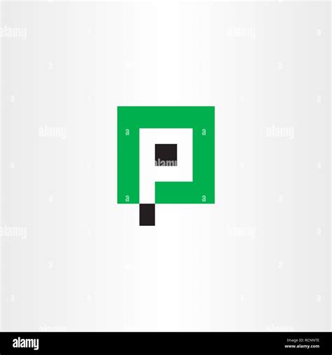 letter p vector icon parking logo sign symbol Stock Vector Image & Art ...