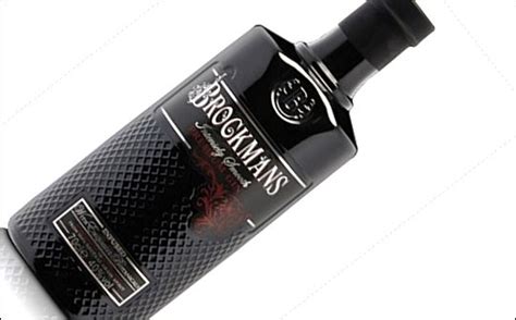 New embossed black bottle for Brockmans gin