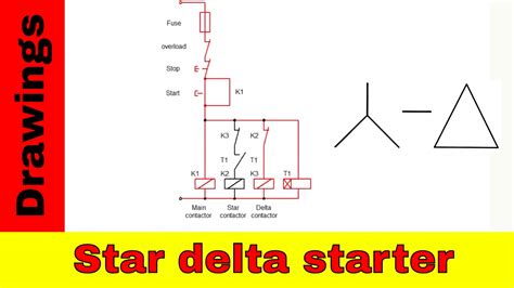 Star Delta Starter Wiring Diagram Explanation Pdf | Home Wiring Diagram