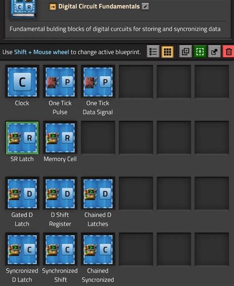 Digital Circuit Fundamentals Blueprint Book : r/factorio