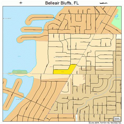 Belleair Bluffs Florida Street Map 1205125