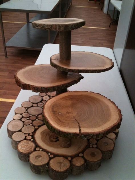 Wooden cake stand made from a fallen Tree in Southampton Common, UK ...