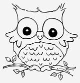 Owl Clip Art Coloring Page Printable  Animal sketch template