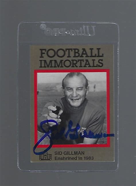 NFL Sid Gillman Football Hall of Fame Autographed Football - Etsy