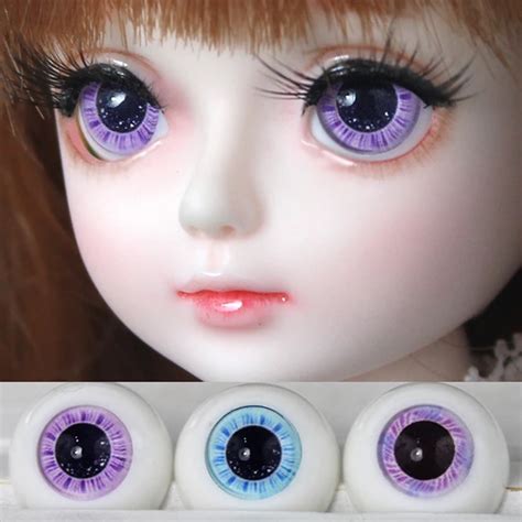 Aliexpress.com : Buy 1 Pair Acrylic Eyes for Dolls 18MM 16MM 14MM BJD Eyes 1/6 1/4 1/3 BJD Doll ...