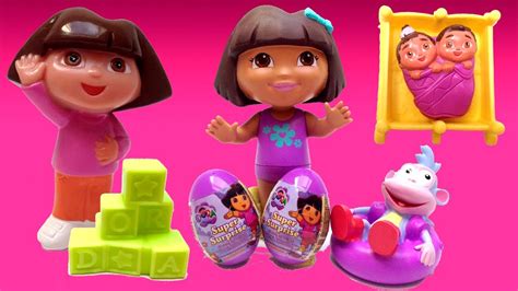 Dora The Explorer Surprise Eggs Dora Doll Toys Unboxing Nickelodeon ...