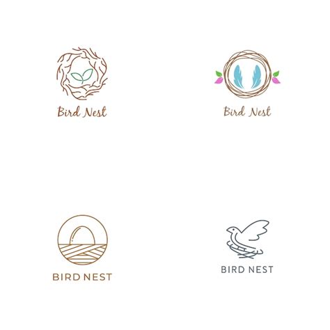 Premium Vector | Nest logo