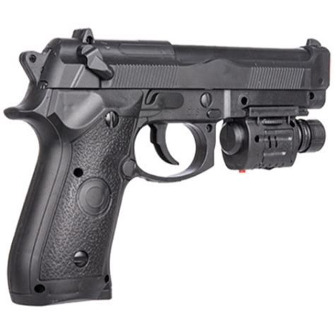 P2218B Airsoft Spring Powered Pistol with Laser-4M1-P2218B