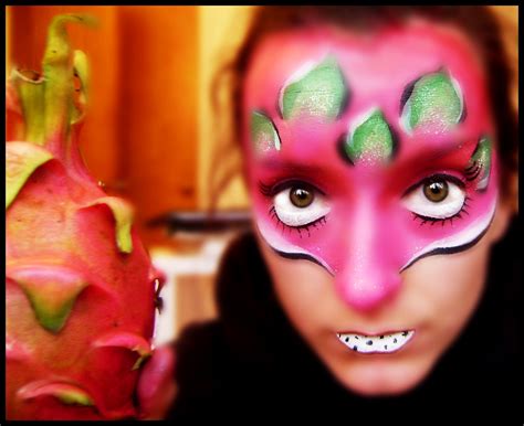 pitaya make up | Carnival face paint, Halloween face makeup, Halloween face