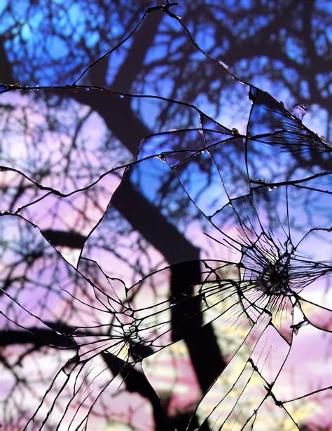 Photographs of Sunsets as Reflected through Shattered Mirrors by Bing Wright — Colossal