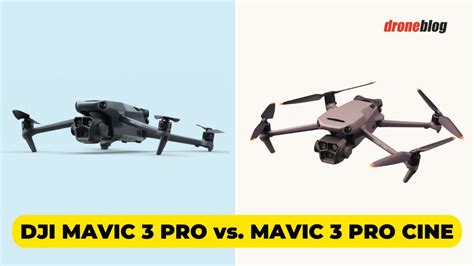 DJI Mavic 3 Pro vs. Mavic 3 Pro Cine (Here’s My Choice) - Droneblog