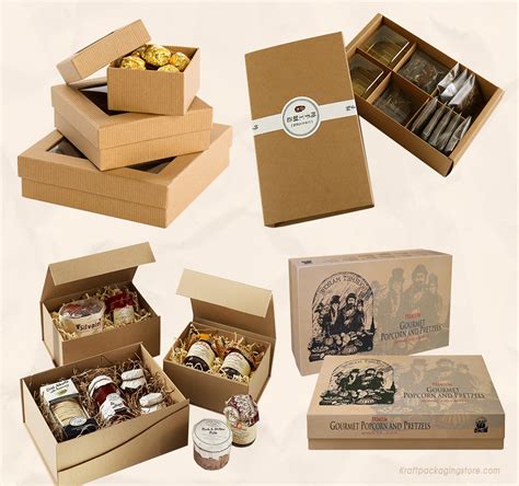 Custom Kraft Gourmet Boxes Party Food Dessert Boxes | Kraft Packaging Store