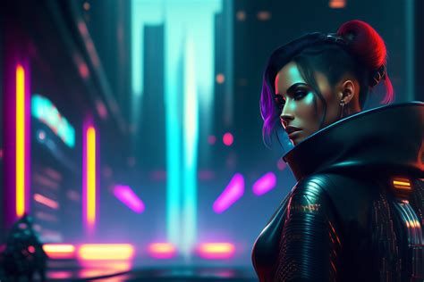 Lexica - Futuristic cyberpunk 4k wallpaper