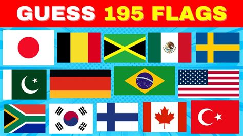 195 Countries Guess the Flag Quiz | Ultimate Flag Quiz | Quiz Manu ...